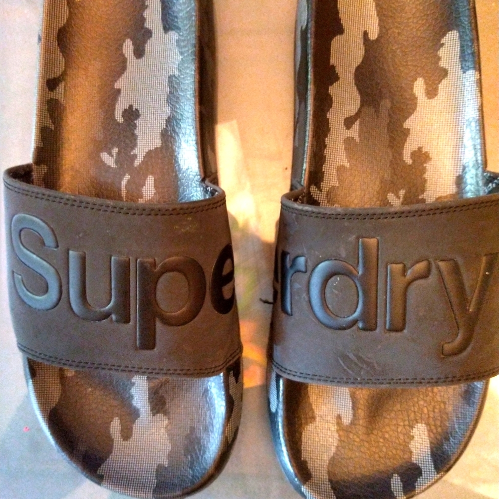 Superdry mens camouflage sandals